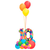 Látex c/2 Números Rainbow abajo